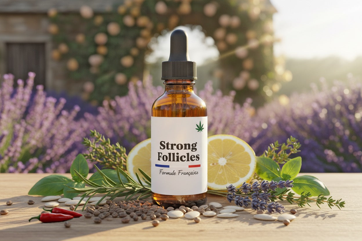 Essential oil formula supporting hair Grow