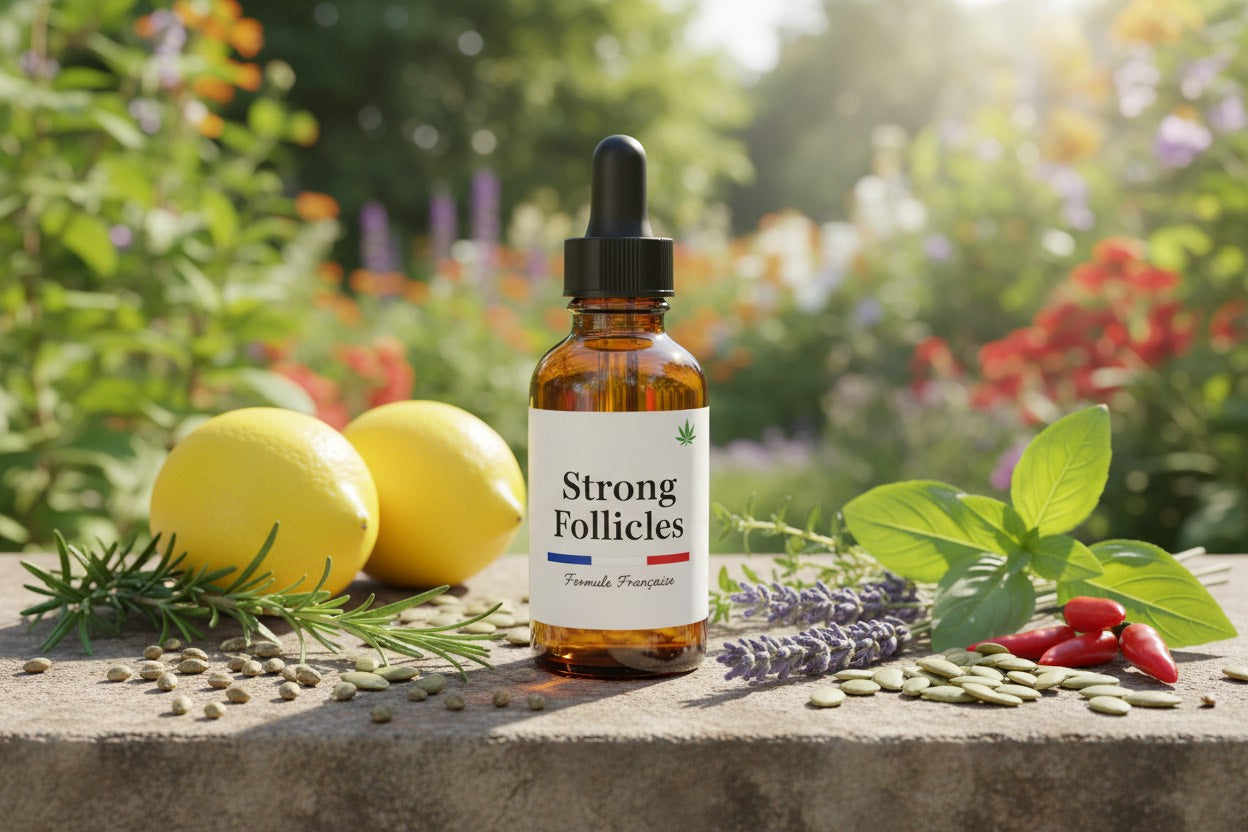 Essential oil formula supporting hair Regrowth