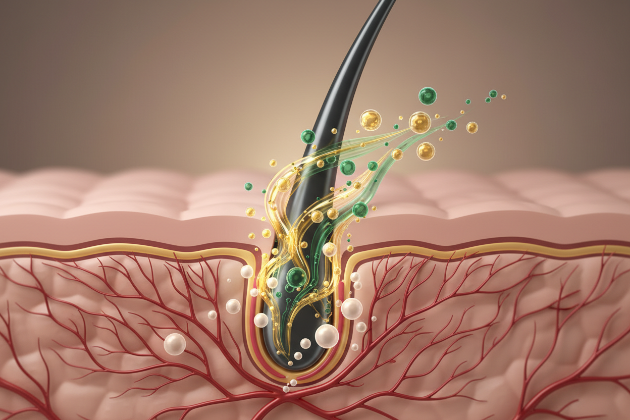 Healthy Strong Hair Follicle