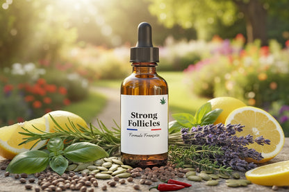 Essential Oil Formula supporting hair growth
